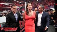 McMahon was not pleasd to be escorted from RAW in handcuffs.